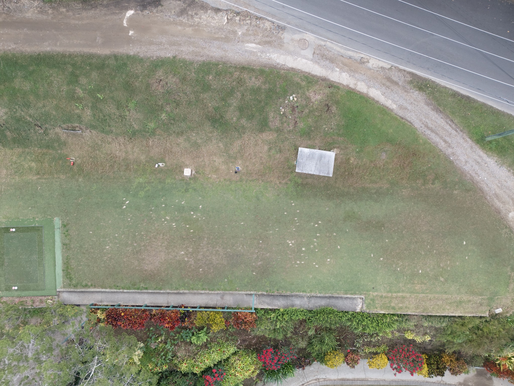 Aerial photo of a practice area
